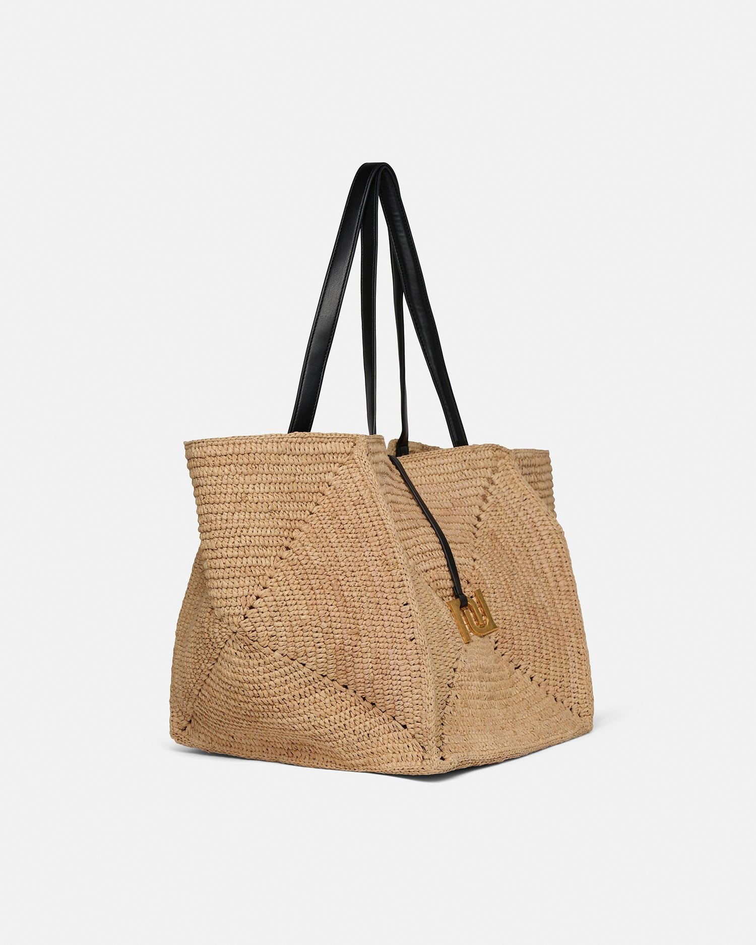 Raffia Charm Tote - 2
