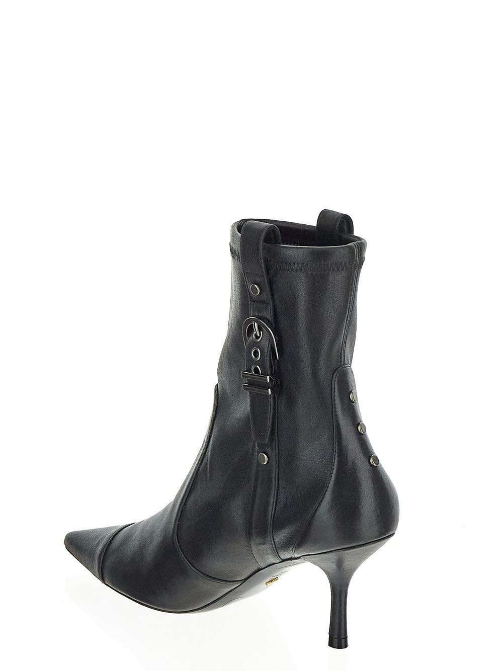 ショートブーツ・ブーティ Stuart Weitzman FW23 STUART MAVERICK 75 BOOTIE (SF005BLK) Stuart Weitzman Stuart Maverick 75 Bootie | oluxury | REVERSIBLE