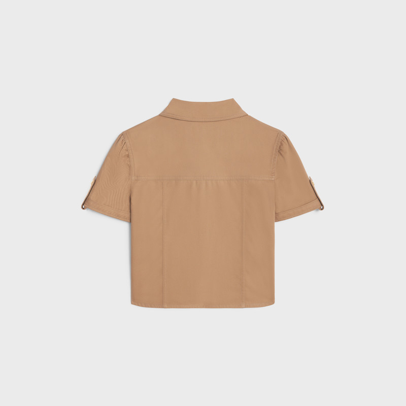 CELINE cropped shirt in cotton twill outlook