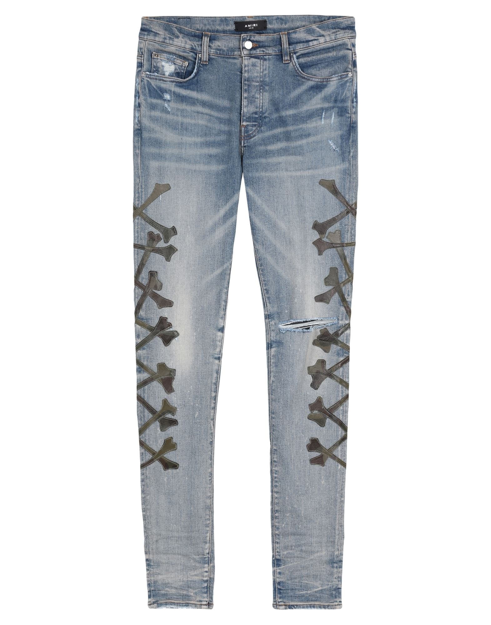 Blue Men's Denim Pants - 1