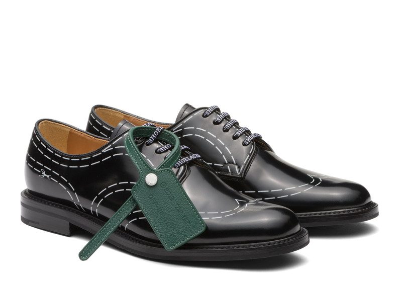 Church's Shannon cut lines w
Polished Binder Derby Black Black outlook