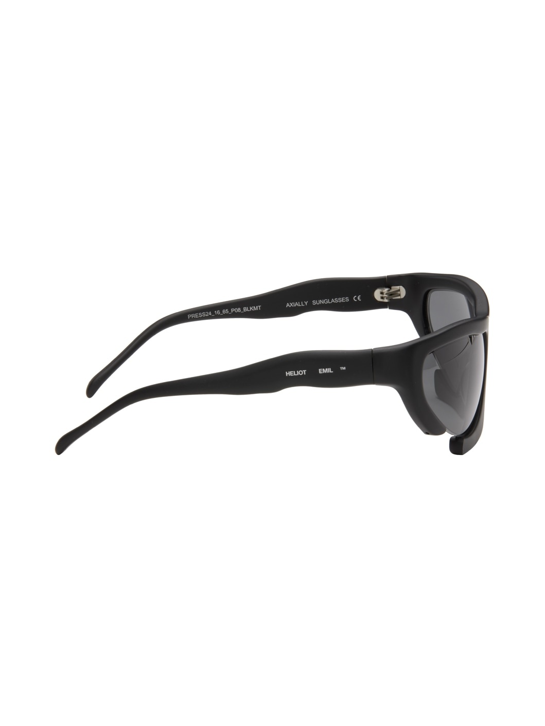 Black Wraparound Sunglasses - 2
