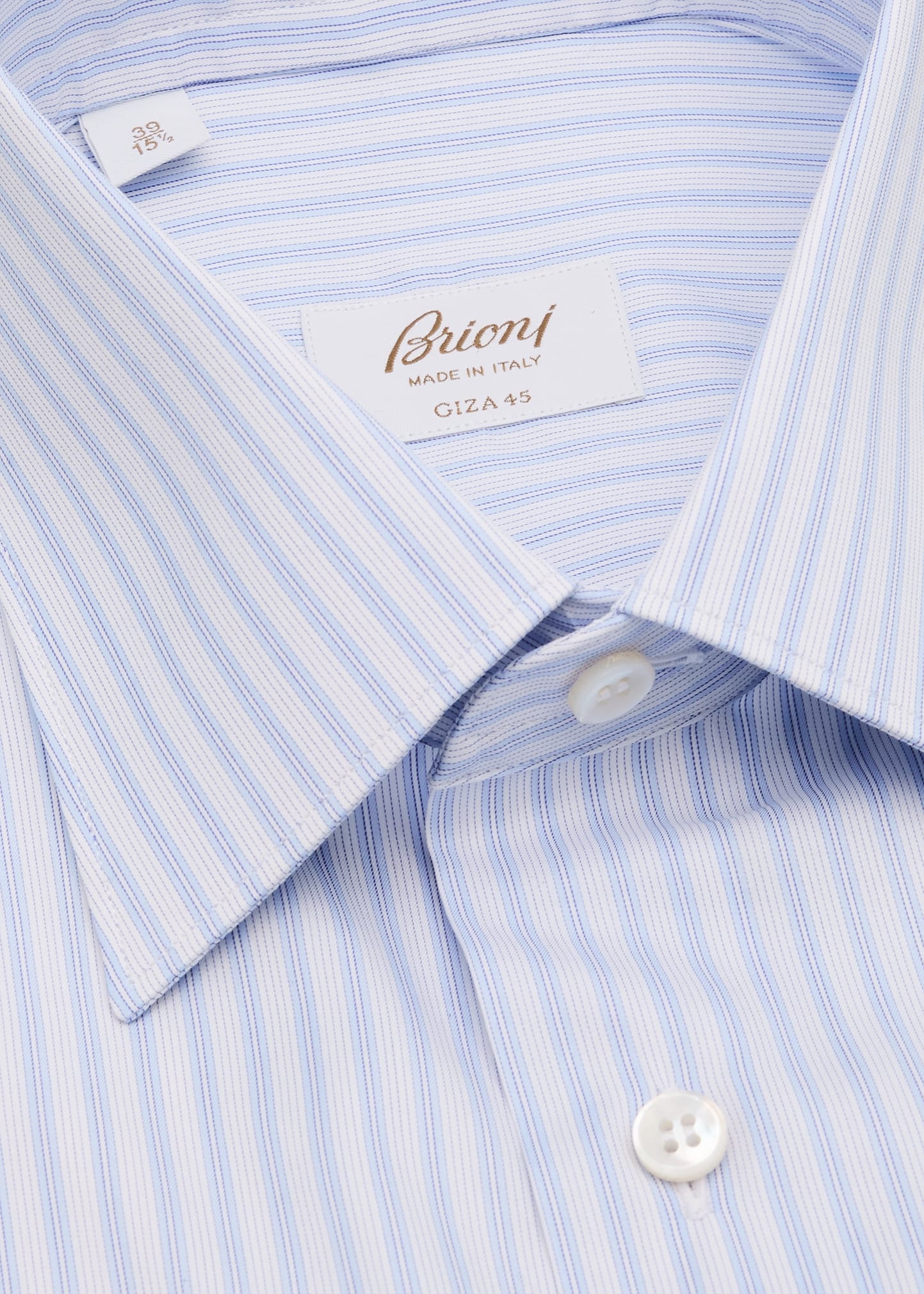 Men's Giza 45 Cotton Multi-Stripe Dress Shirt - 2
