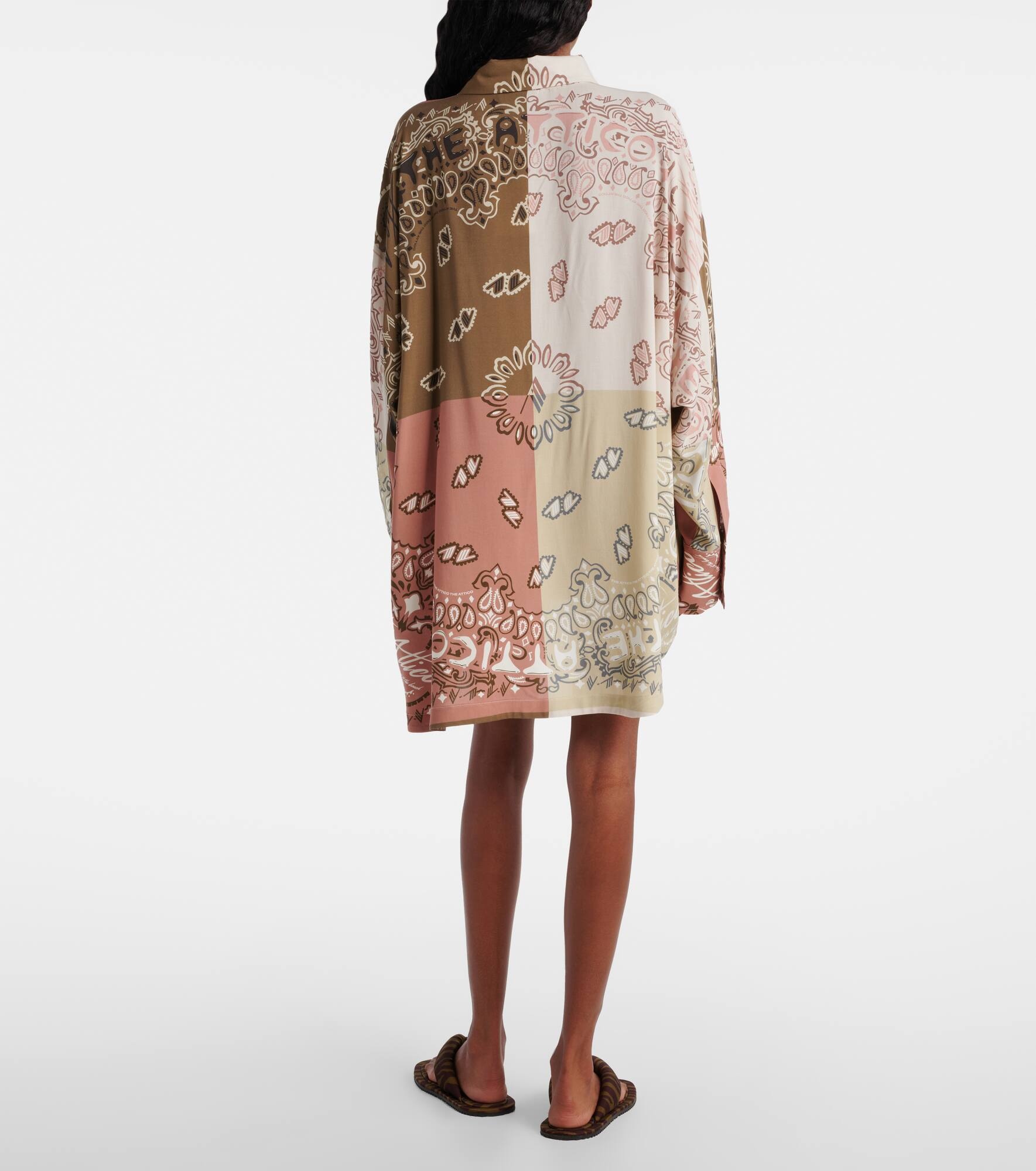 Bandana oversized muslin shirt - 3