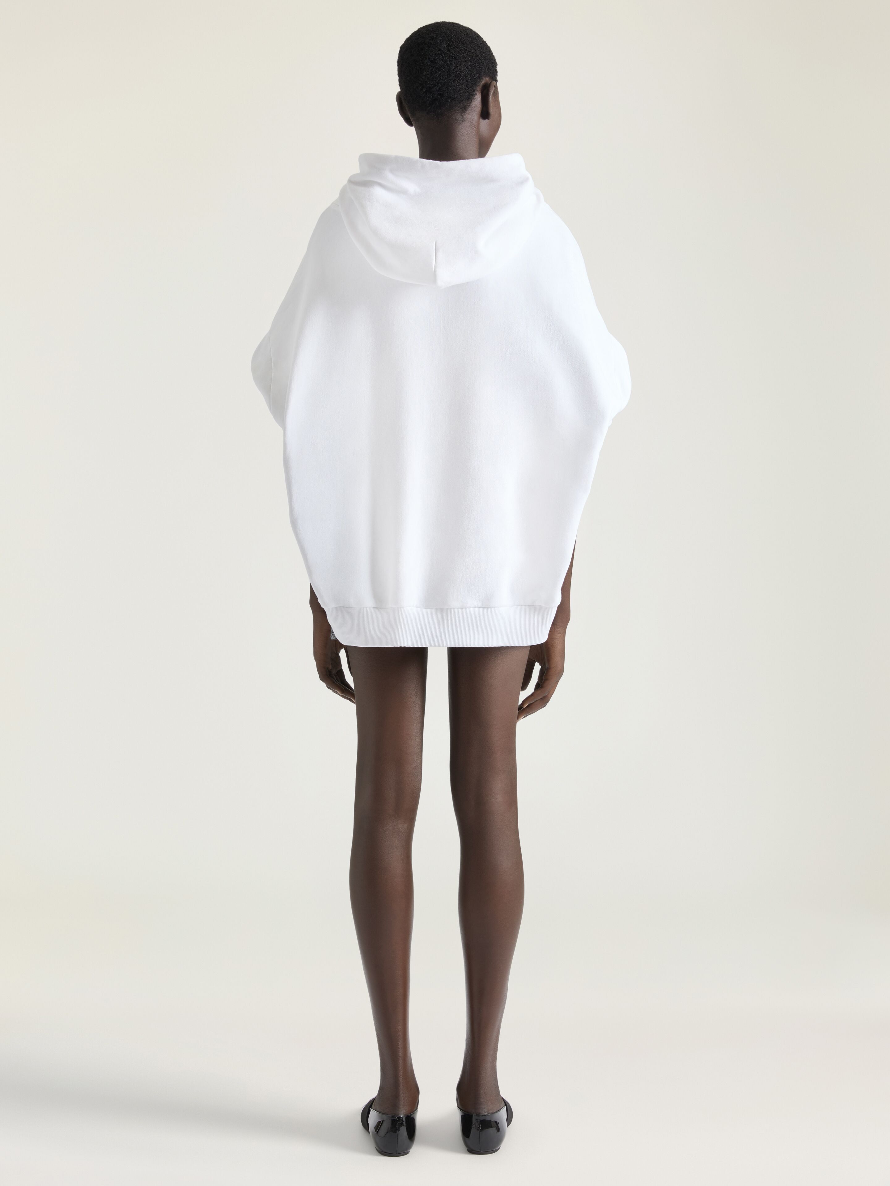 HOODIE SWEATSHIRT IN FLEECE WITH ARCHIVE PRINT - 3