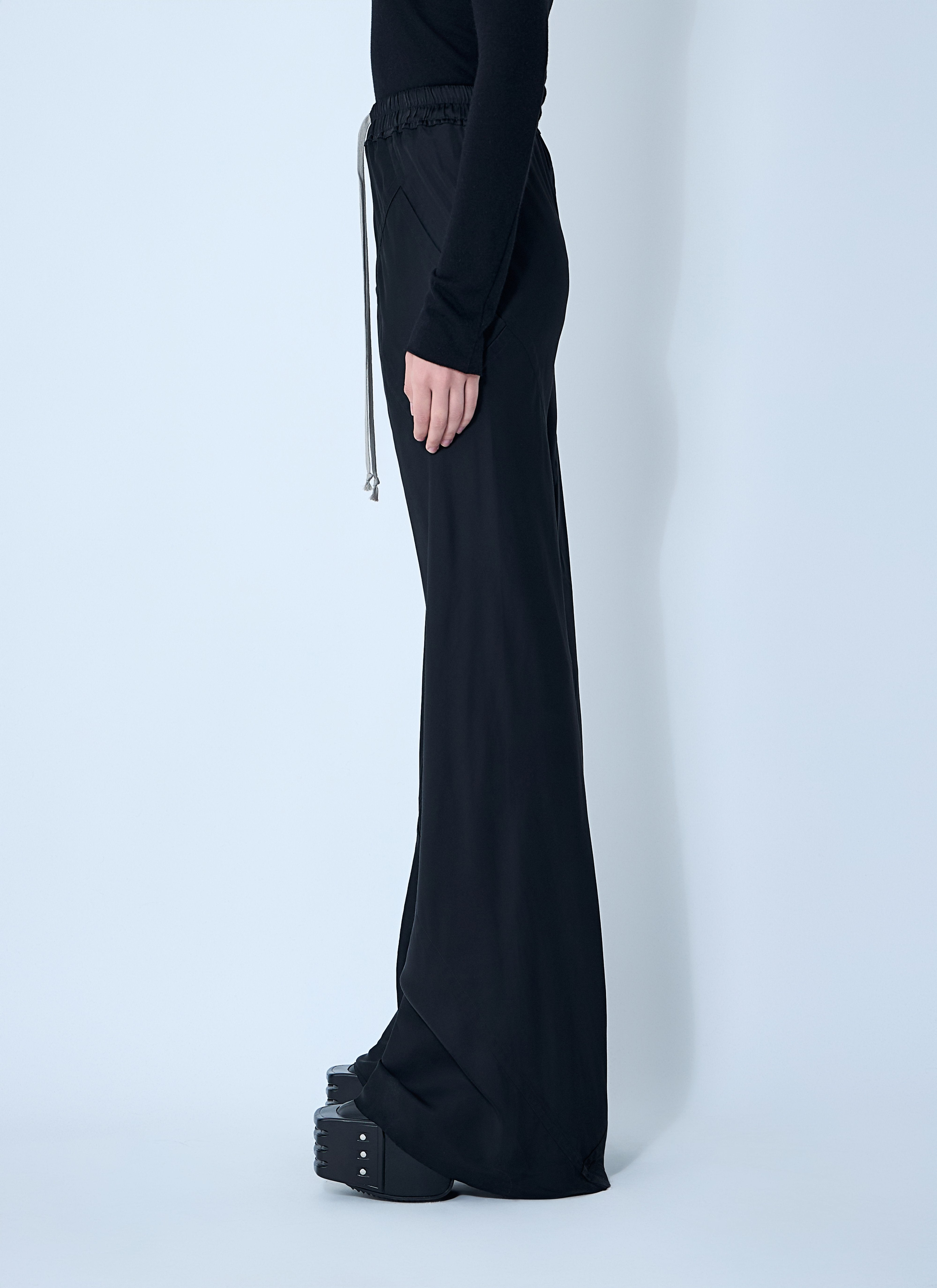 Rick Owens Women Bias Drawstring Pants - 3