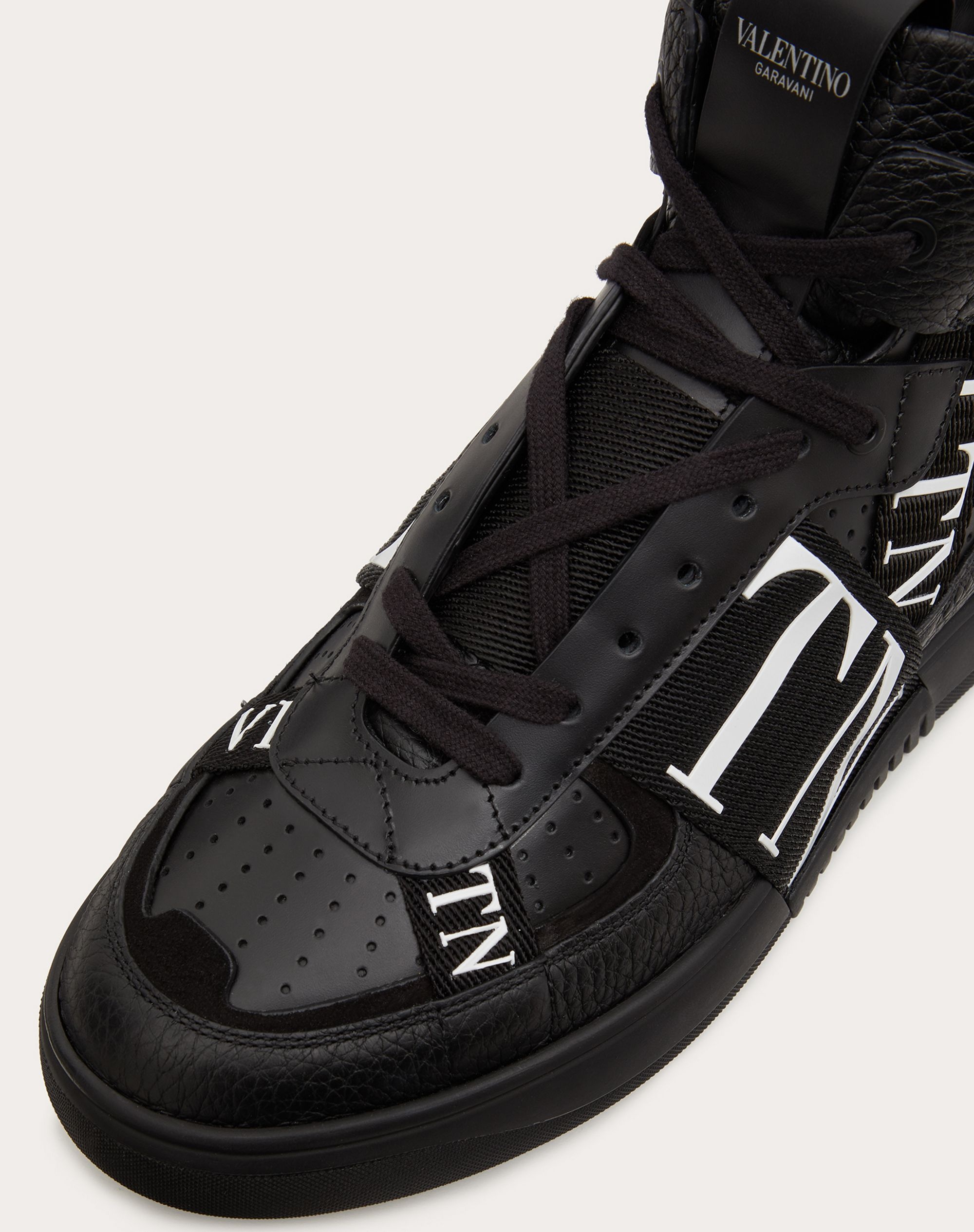 Mid-Top Calfskin VL7N Sneaker with Bands - 5