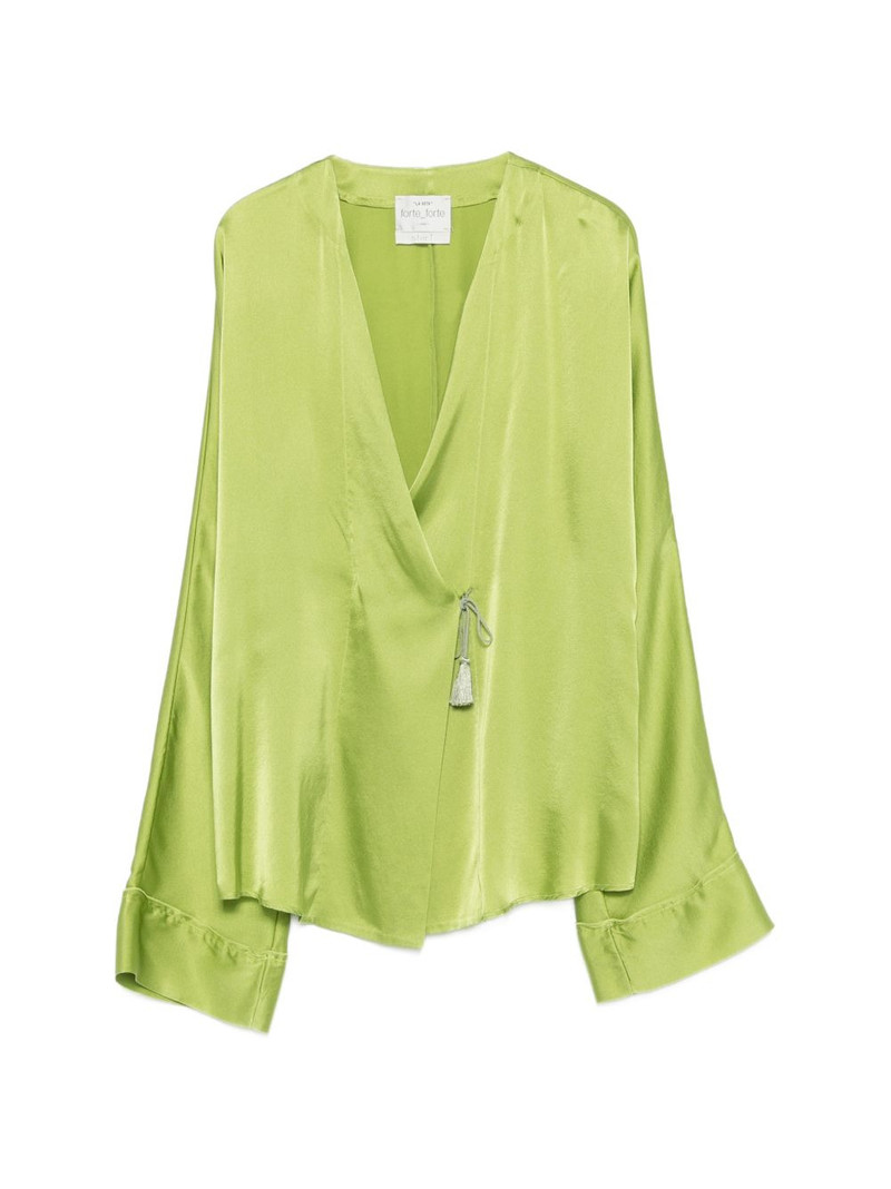 tassel-detail blouse 1