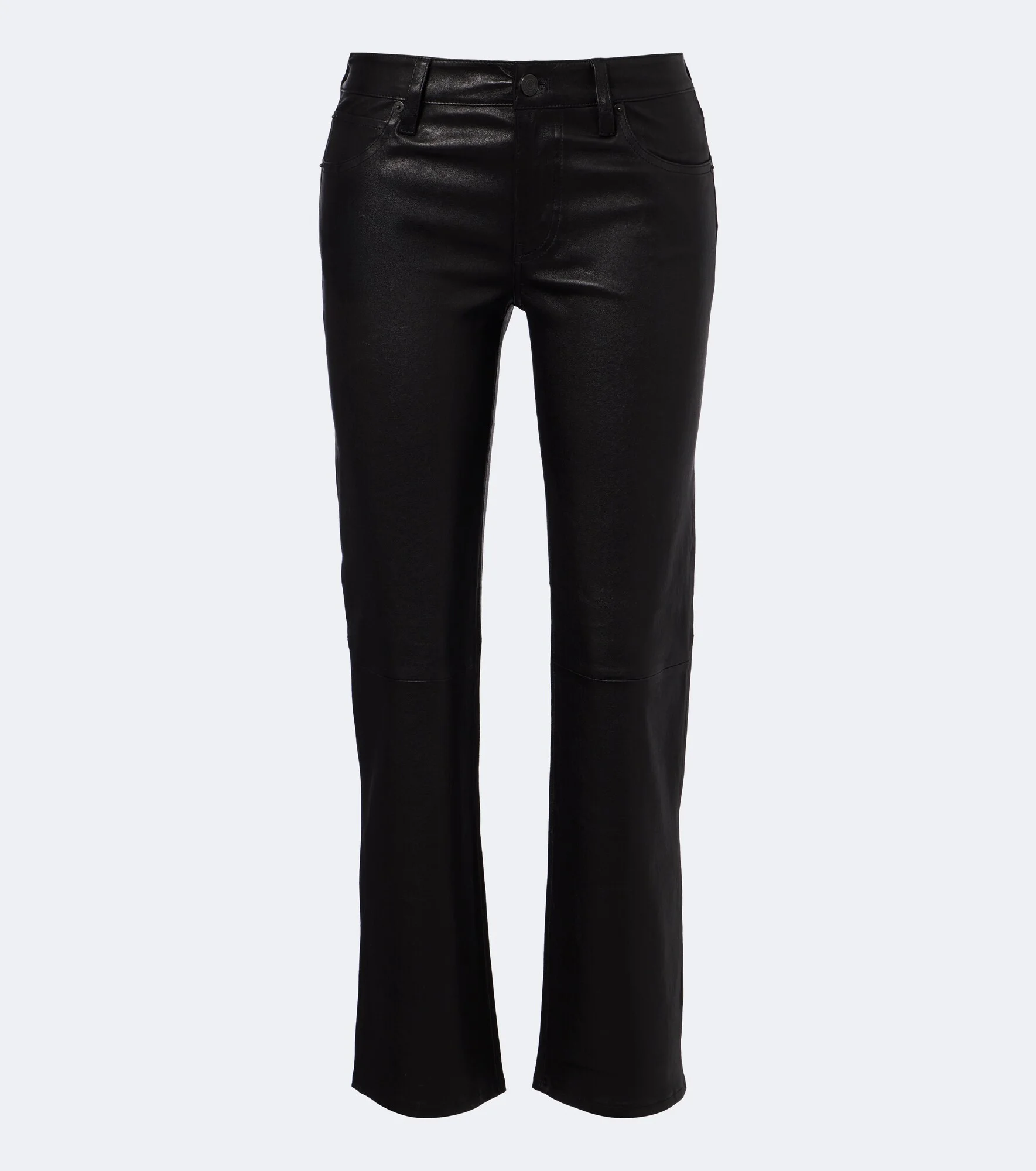 Cigarette leather slim pants - 1
