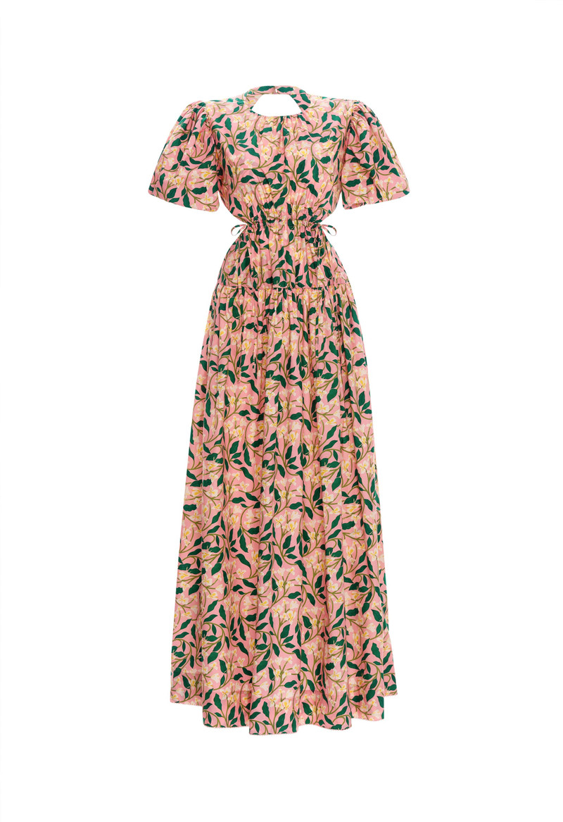 Samba Dos Gardenias Rosa Maxi Dress 1