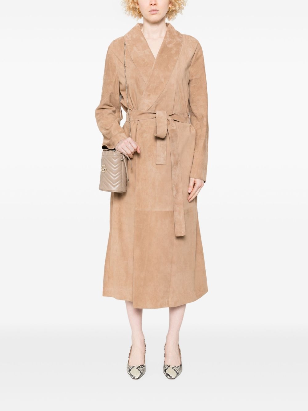 suede coat - 2