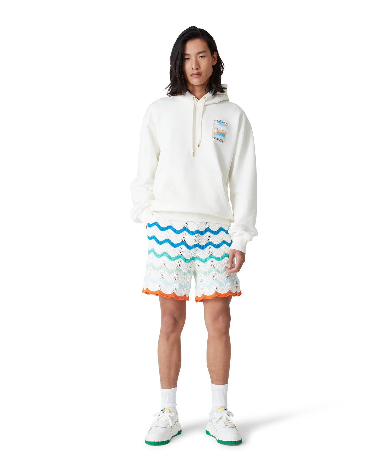 Surreal Pool Hooded Sweatshirt | Casablanca Paris - 3