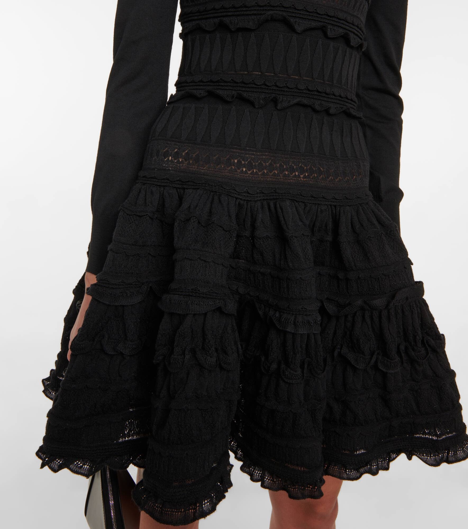 Crinoline wool minidress - 5