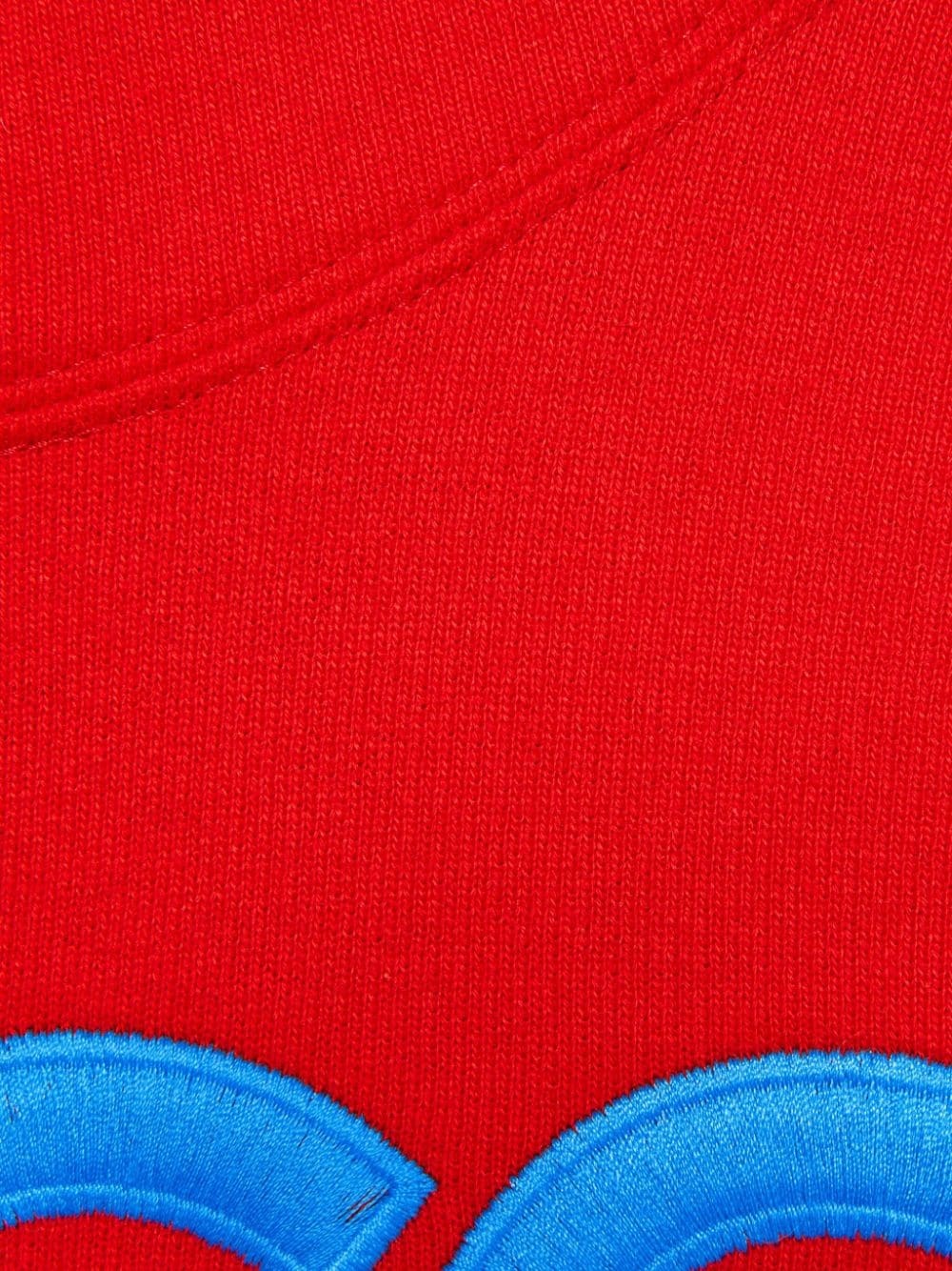 logo-embroidered cotton hoodie - 7