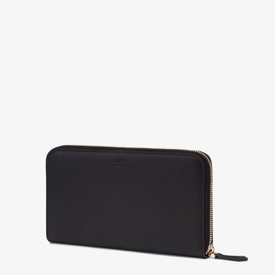 FENDI Black leather wallet outlook