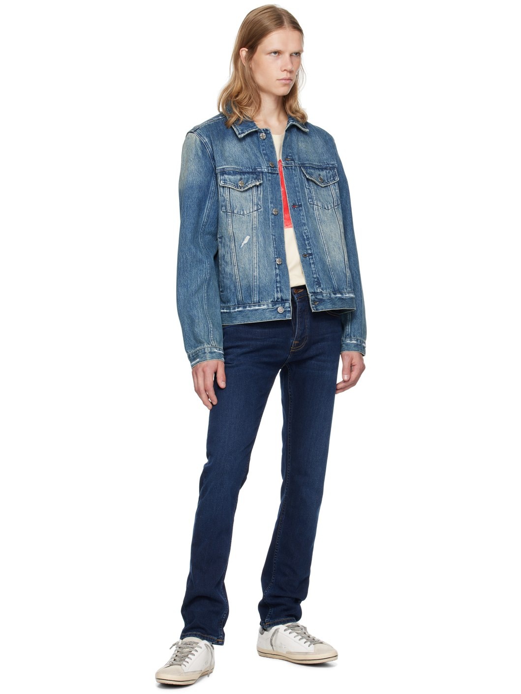 Navy Grim Tim Jeans - 4