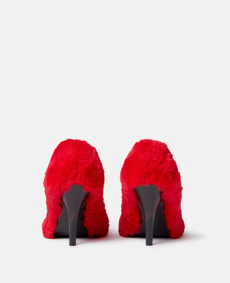 Stella McCartney Ryder Shaggy Stiletto Heels outlook