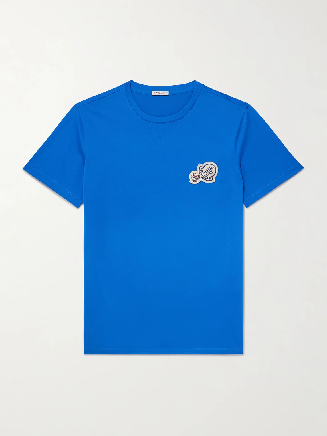 Logo-Appliquéd Cotton-Jersey T-Shirt - 1