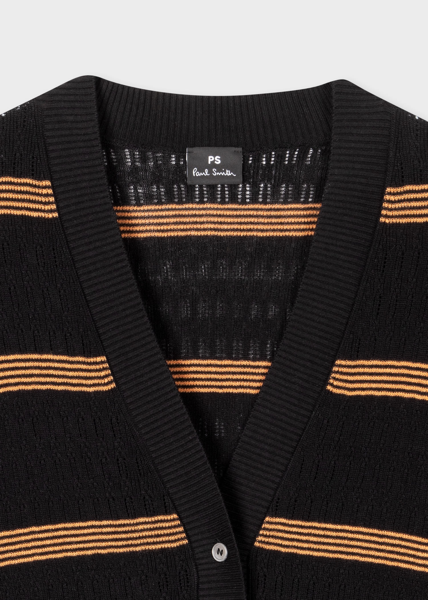 Cotton Stripe Cardigan - 2