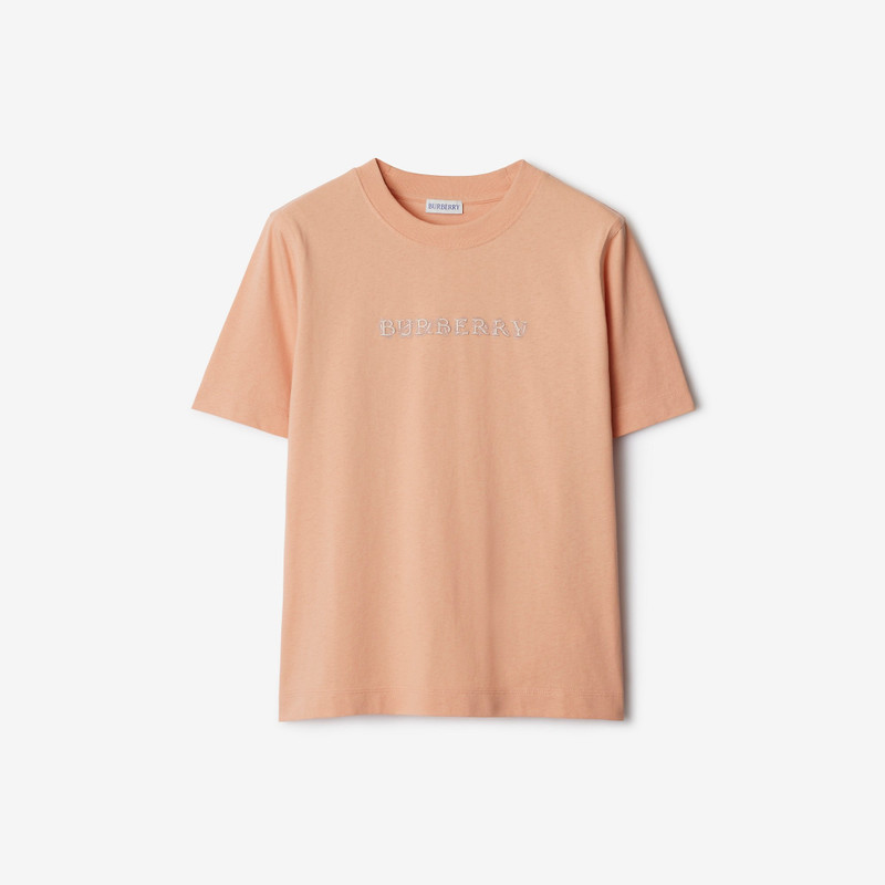 Paisley Logo Cotton T-shirt 1