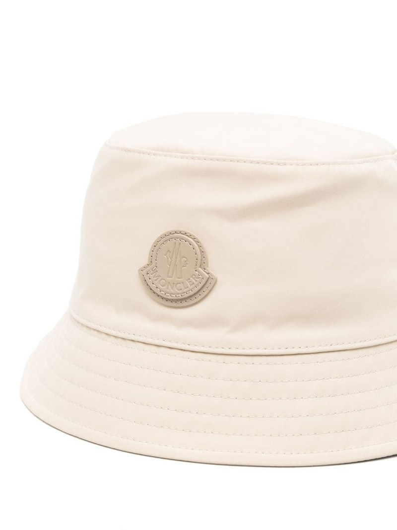 Moncler logo-patch bucket hat outlook