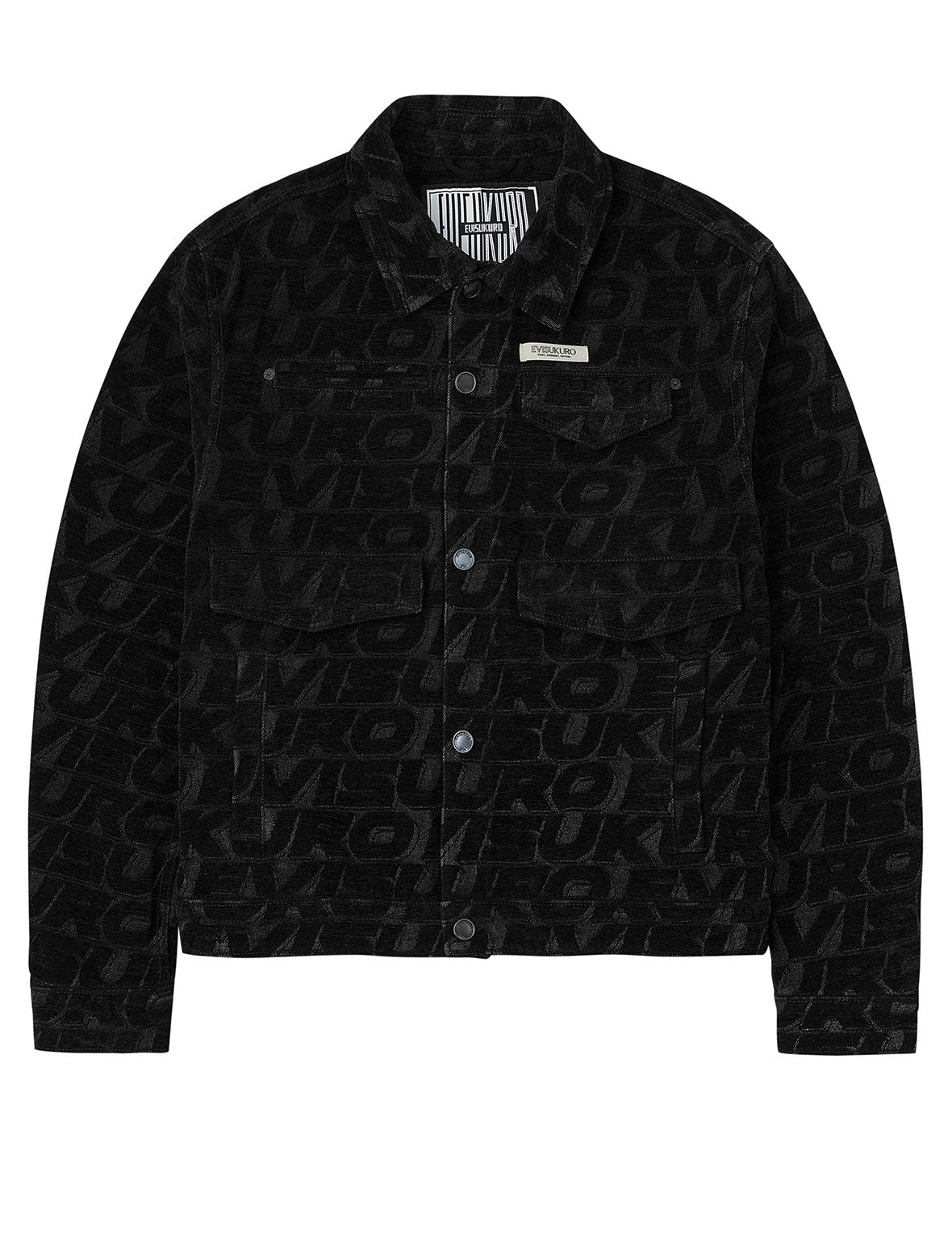 Allover EVISUKURO Jacquard Regular Fit Work Jacket - 14