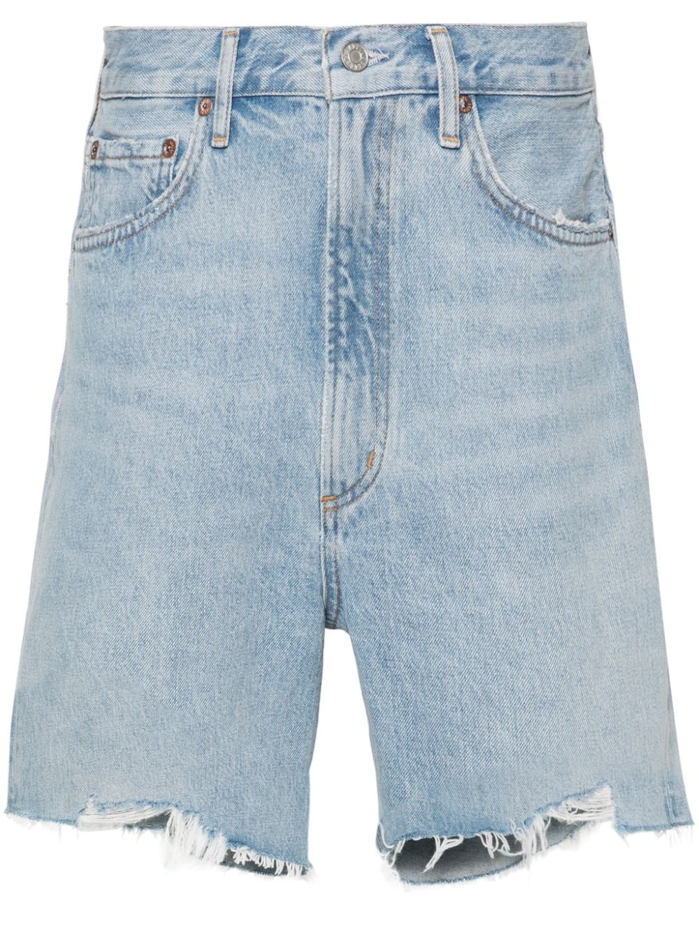 Stella distressed denim shorts - 1