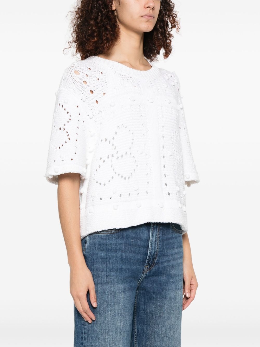 3D-knit sweater - 3