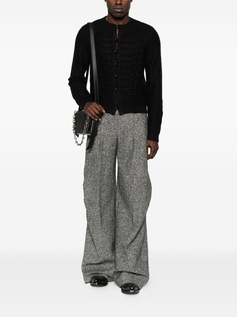 Alexander McQueen braided-detail button cardigan outlook