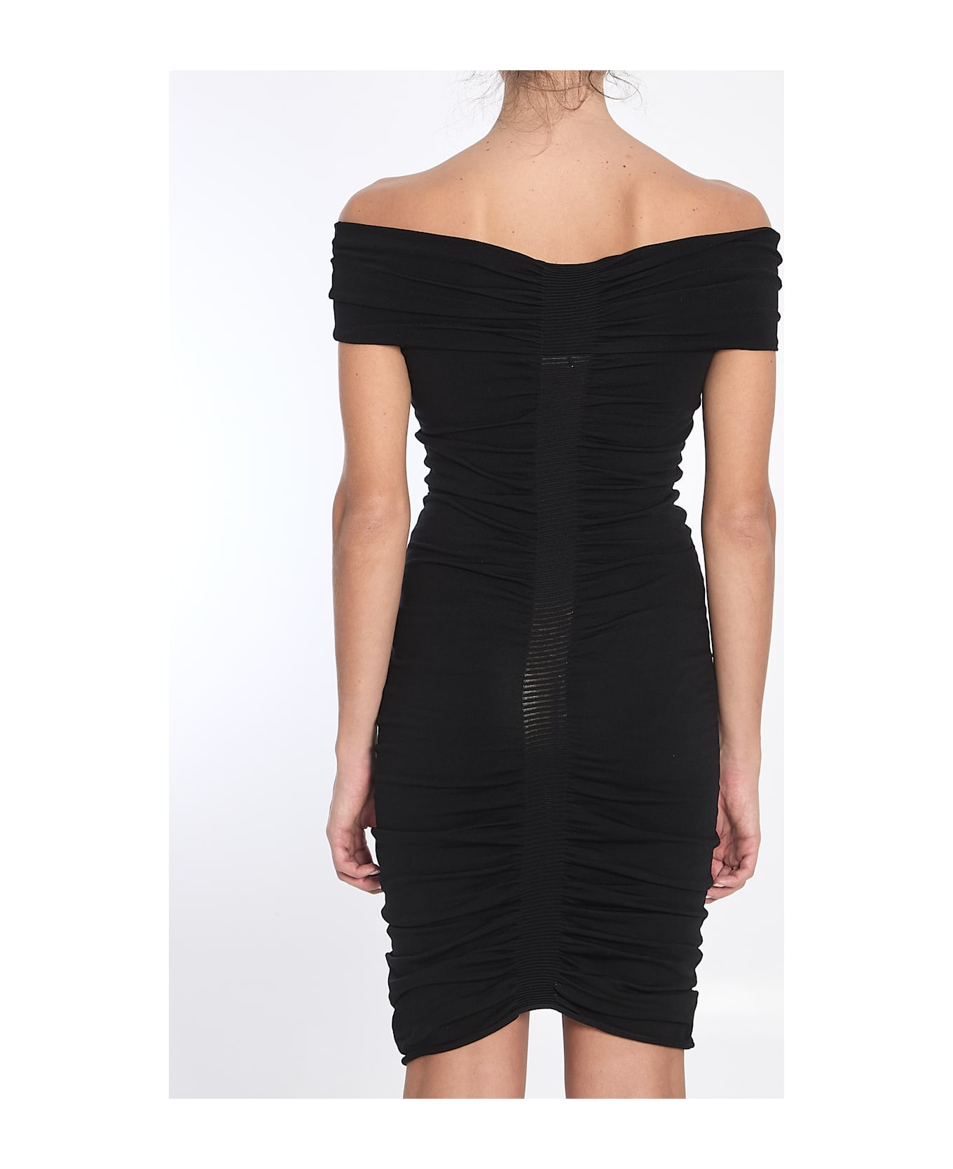 Off-the-shoulder Dress With Ruches - 4