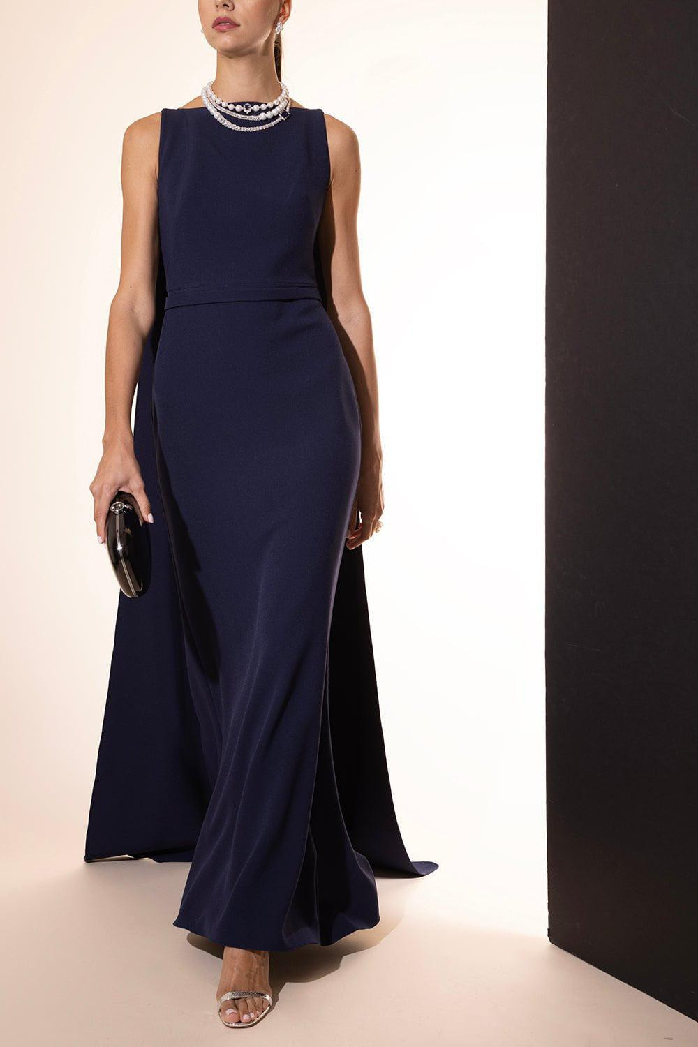 Ginevra Gown - Maritime Navy - 3