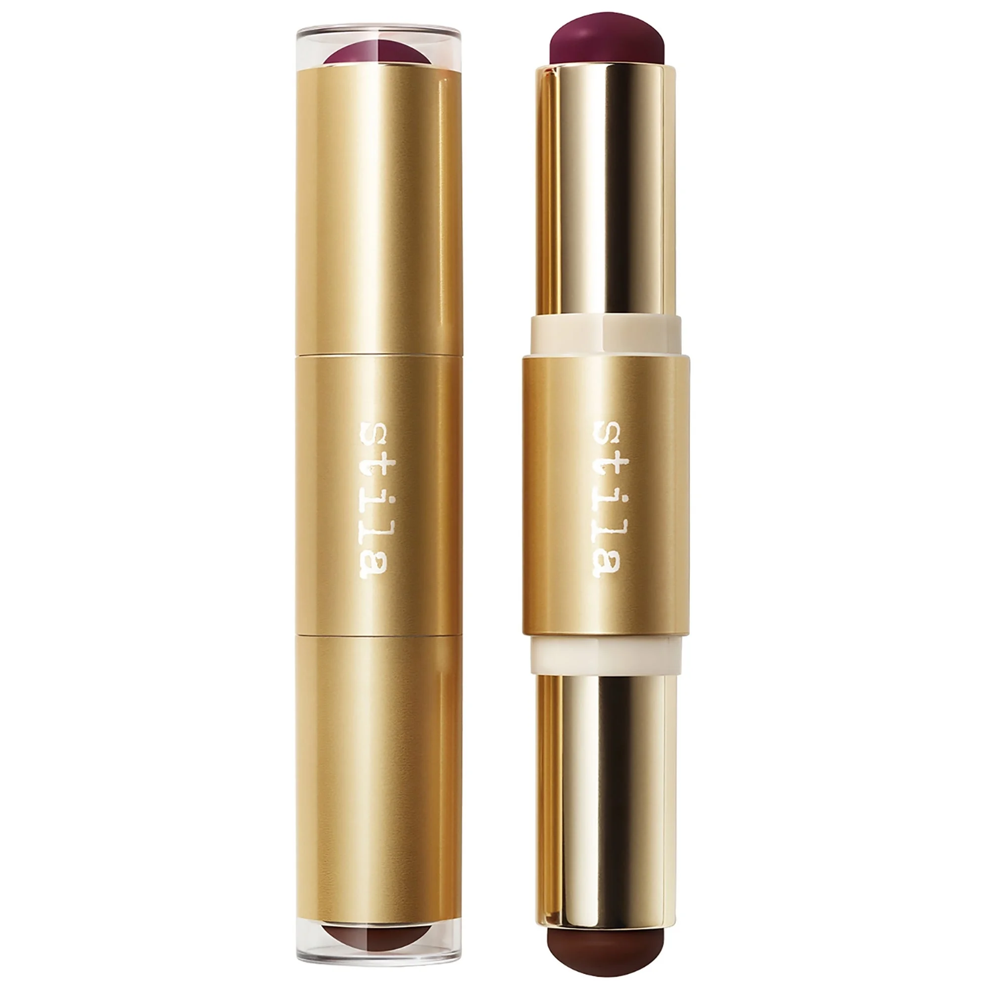 Stila Blush & Bronze Hydro-Blur Cheek Duo - Dragon Fruit & Cocoa - 1