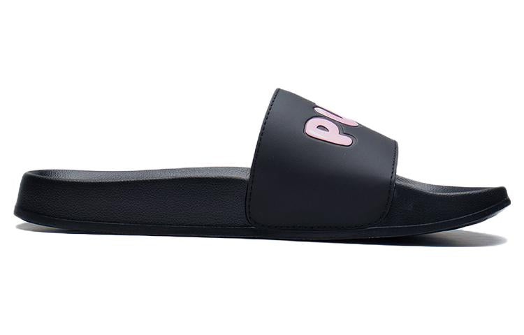 (WMNS) PUMA Leadcat 2.0 Logo Slide 'Black' 387234-02 - 3