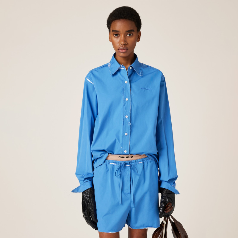 Miu Miu Poplin shirt outlook