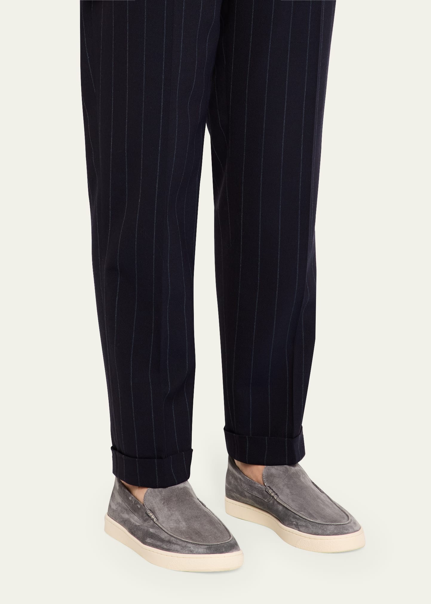 Men's Hybrid Venetian Suede Slip-Ons - 2