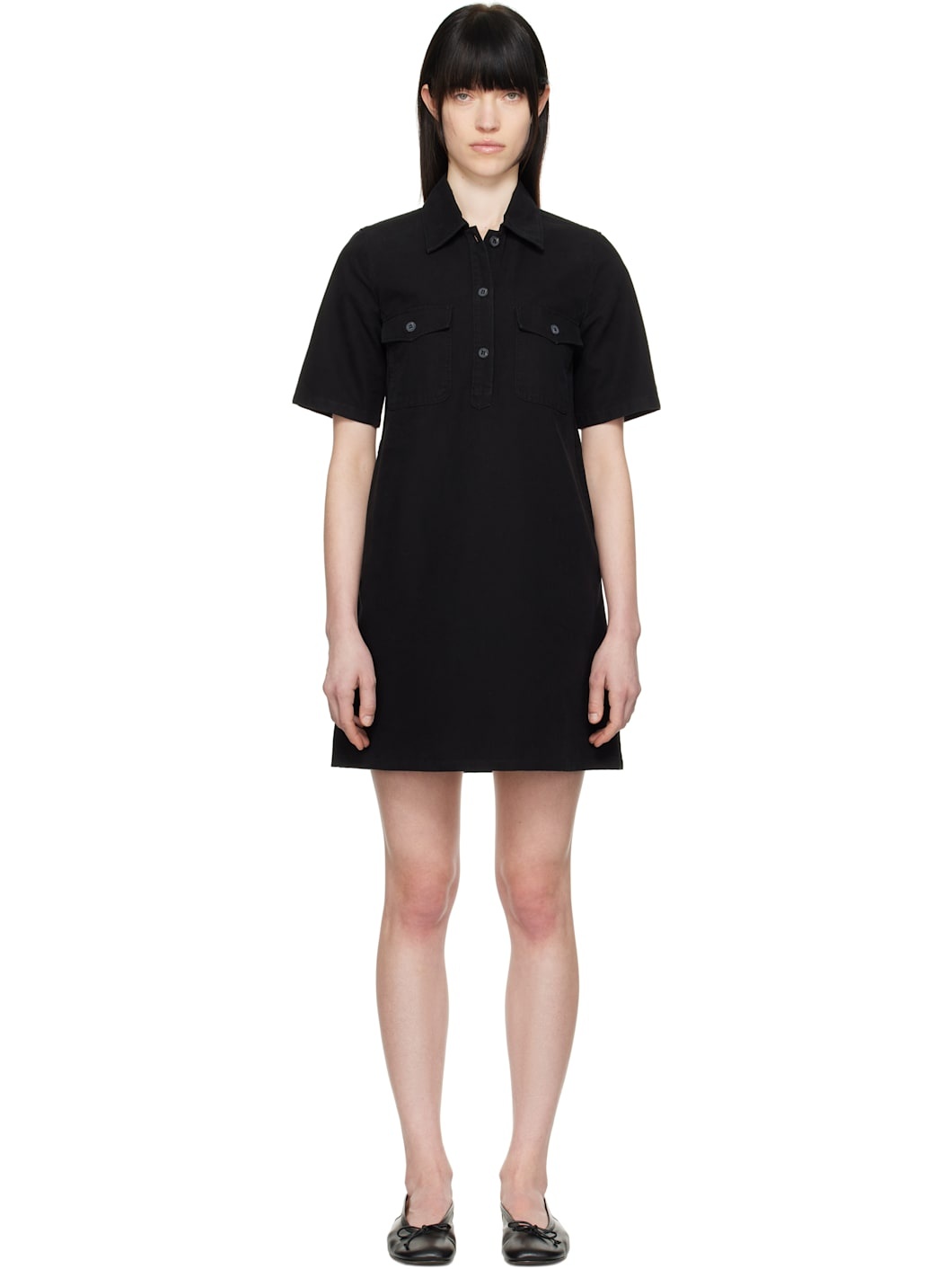 A. P.C. Black Selia Minidress - 1