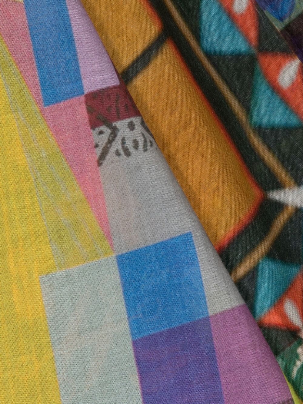 abstract-pattern scarf - 3