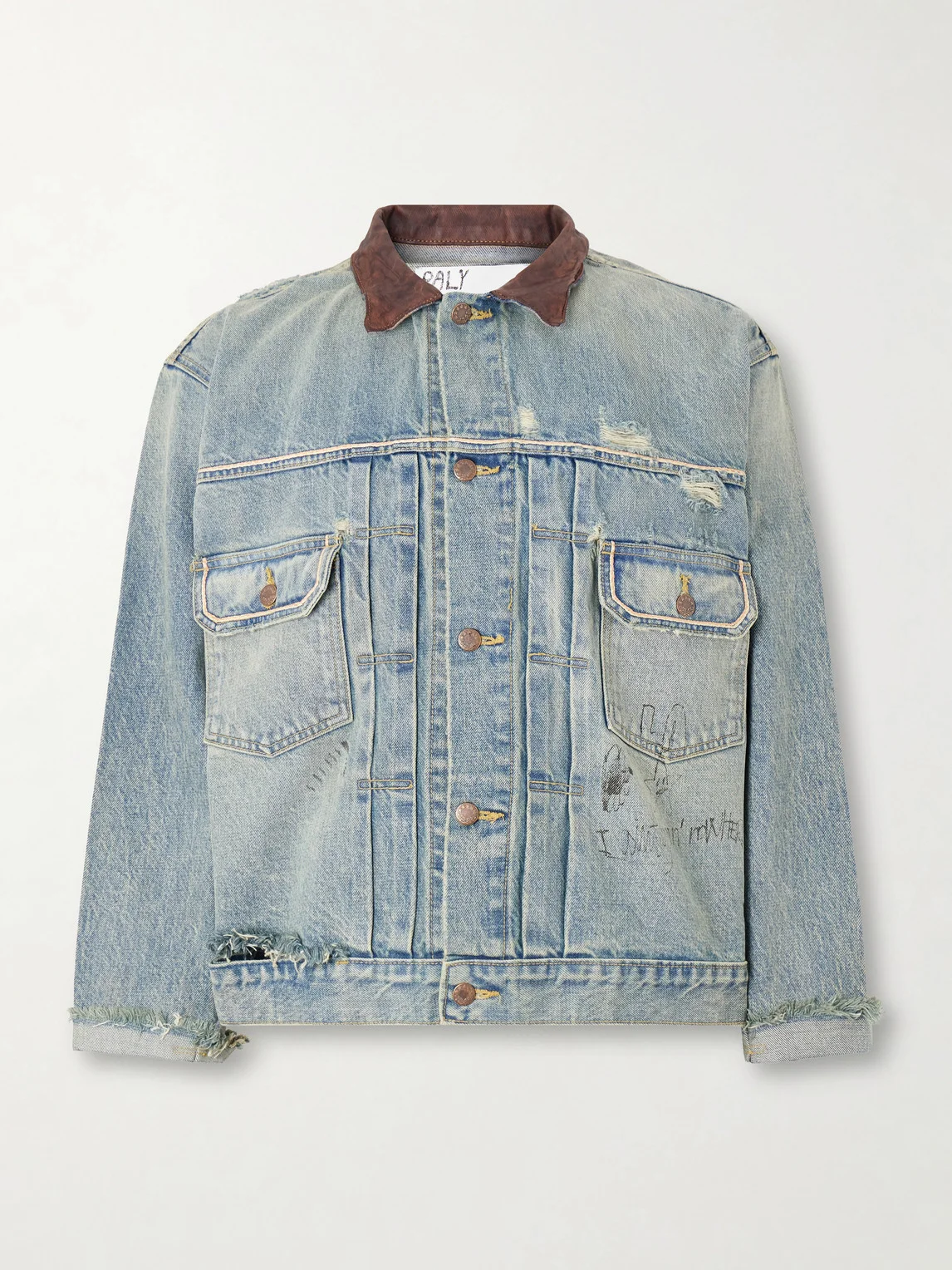 Buffalo 66 Distressed Denim Jacket - 1