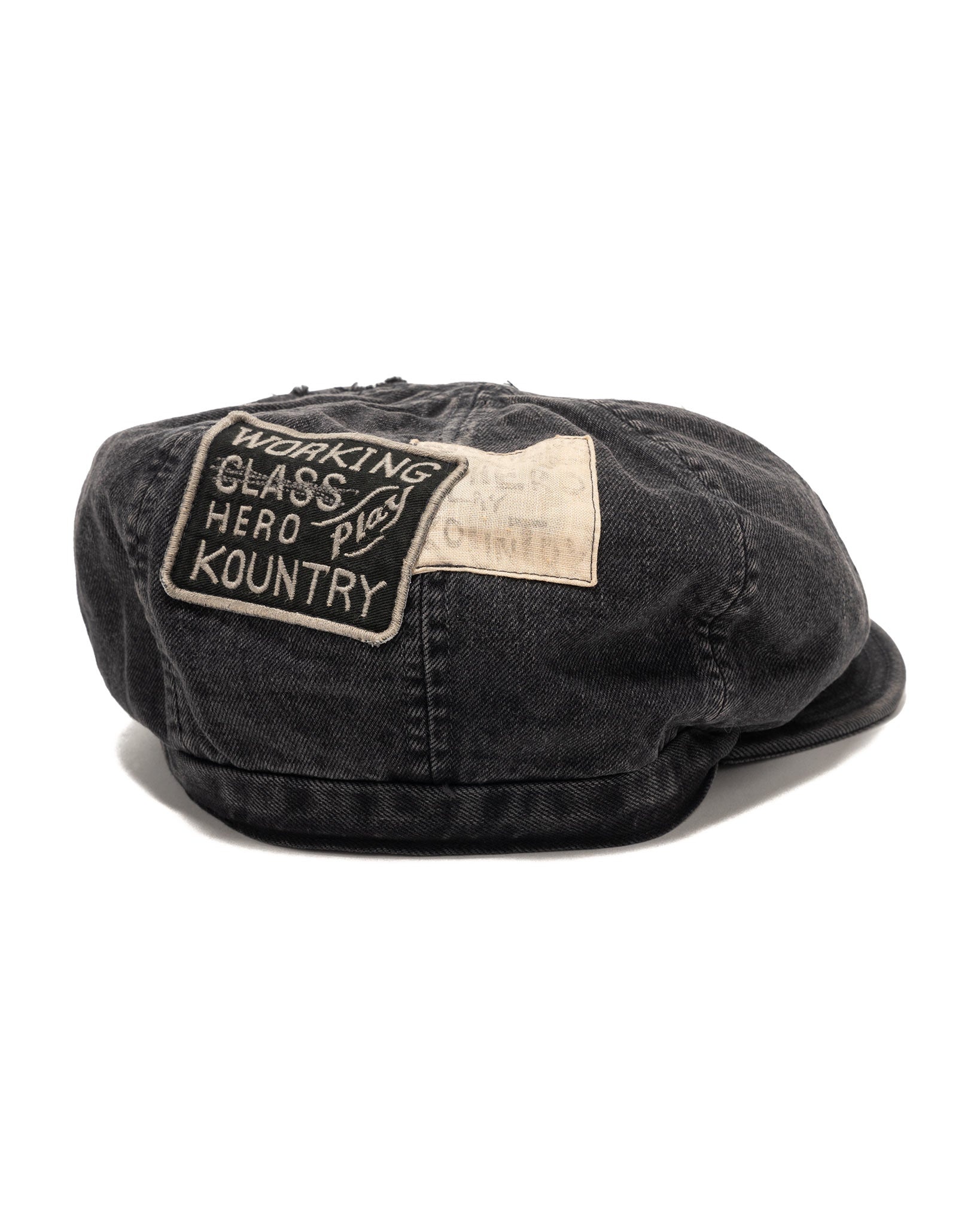 Kapital 14oz BLK Denim Casquette (DIXIE FACTORY Remake