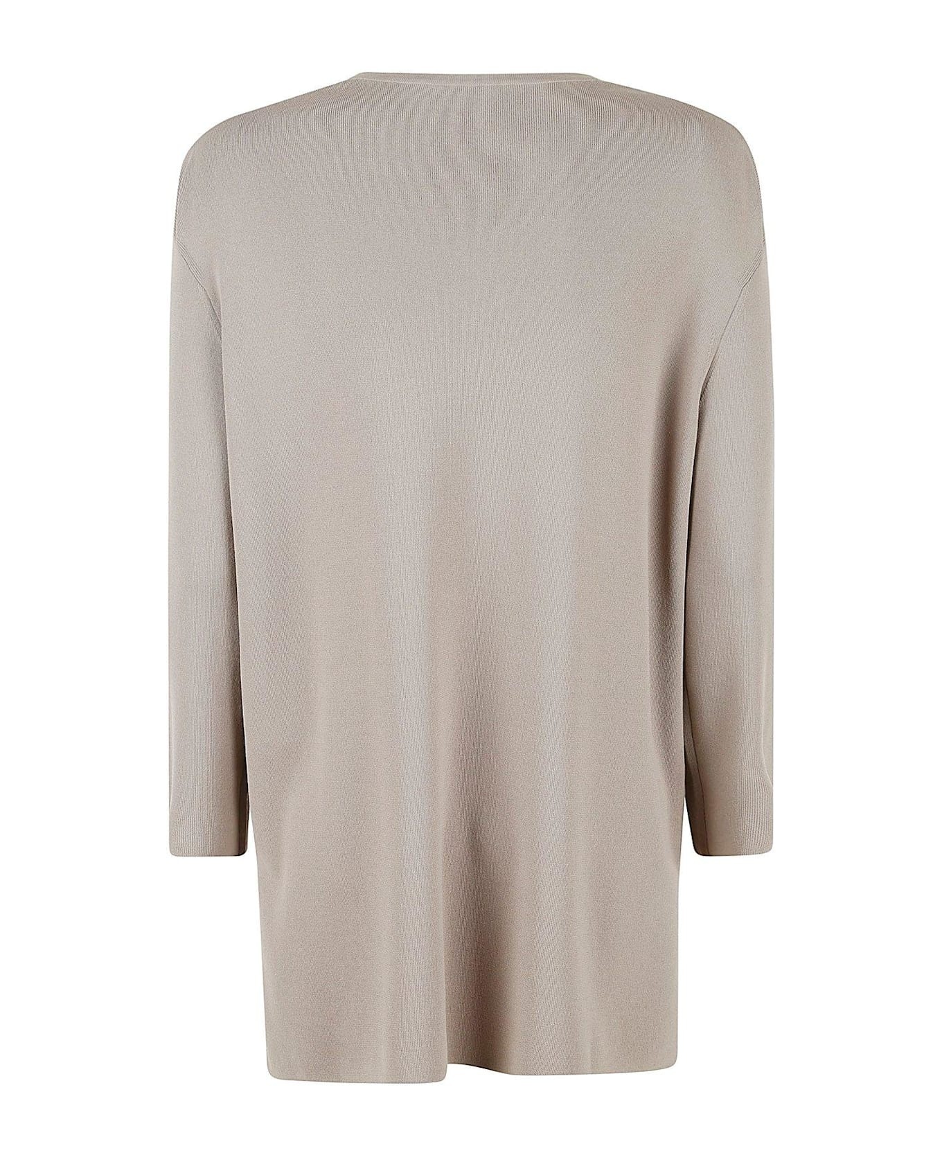 V-neck Long-sleeved Jumper - 2