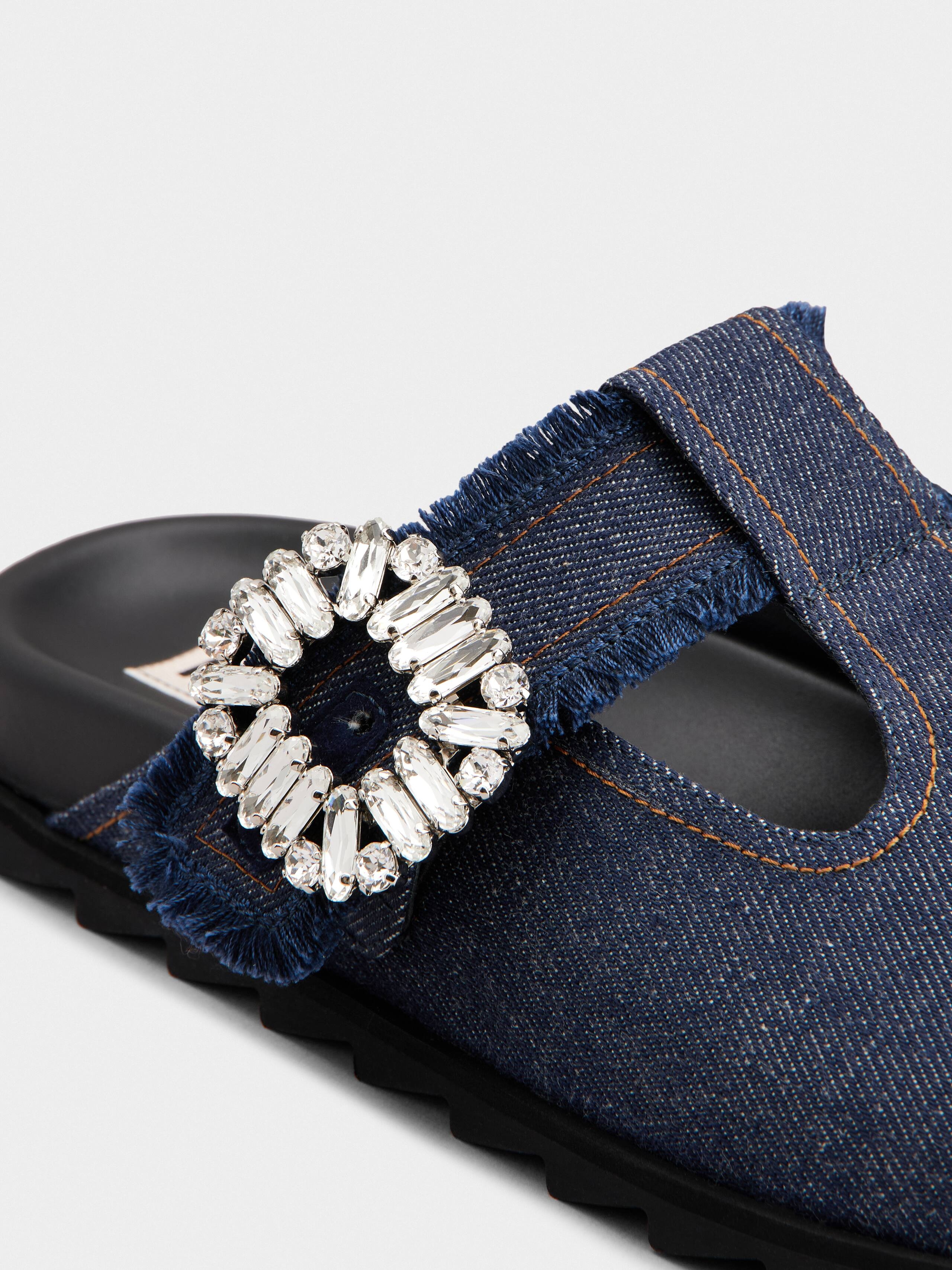 Slidy Viv' Mules in denim - 3