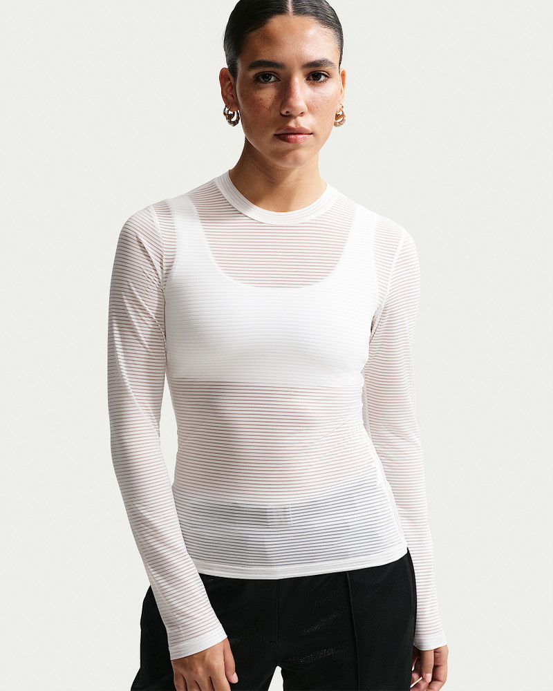 Nike Sportswear Women's Tight Long-Sleeve Sheer Top 1