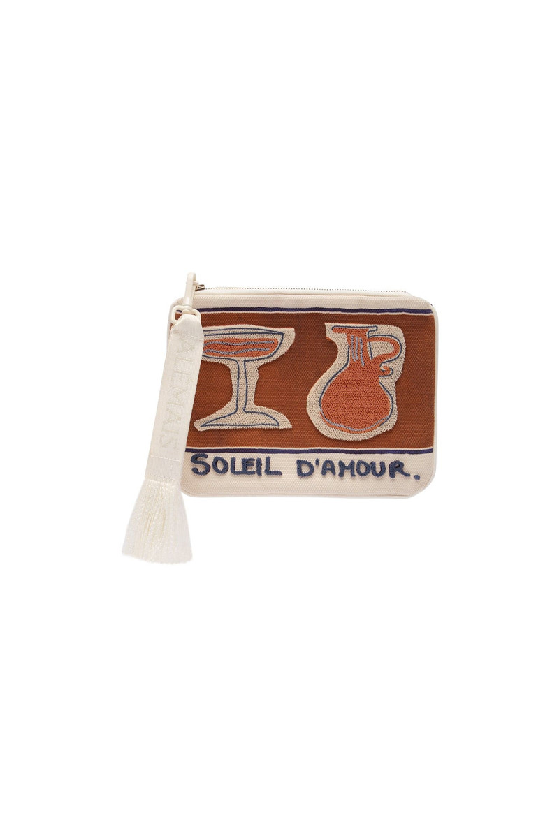 Soleil D'Amour Patch Zip Pouch 1