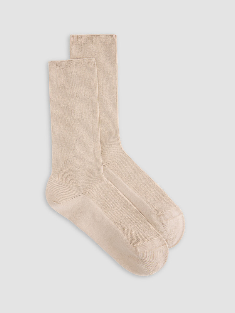 Cotton Rib Crew Sock 1