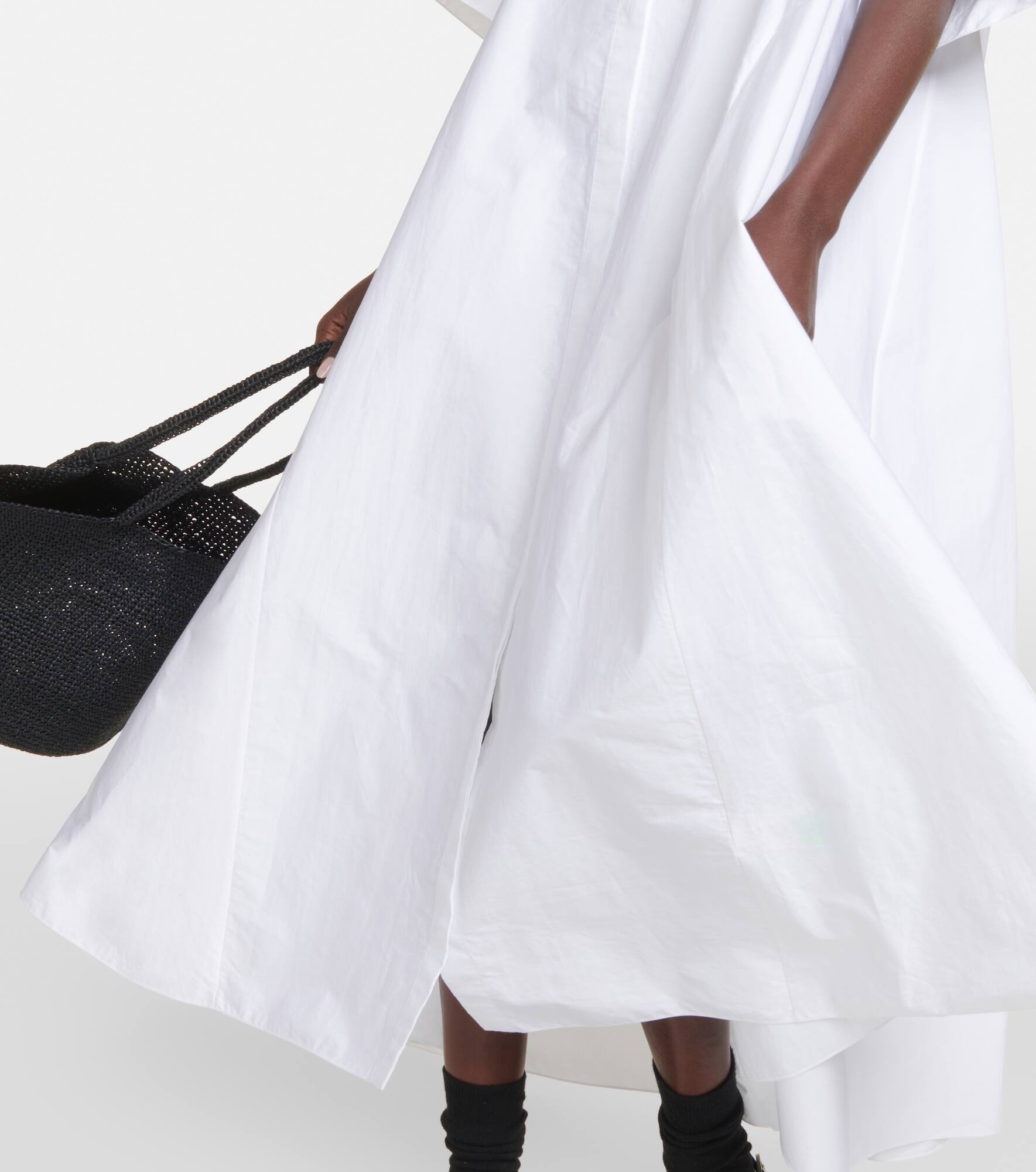 Bredel oversized cotton poplin shirt dress - 5