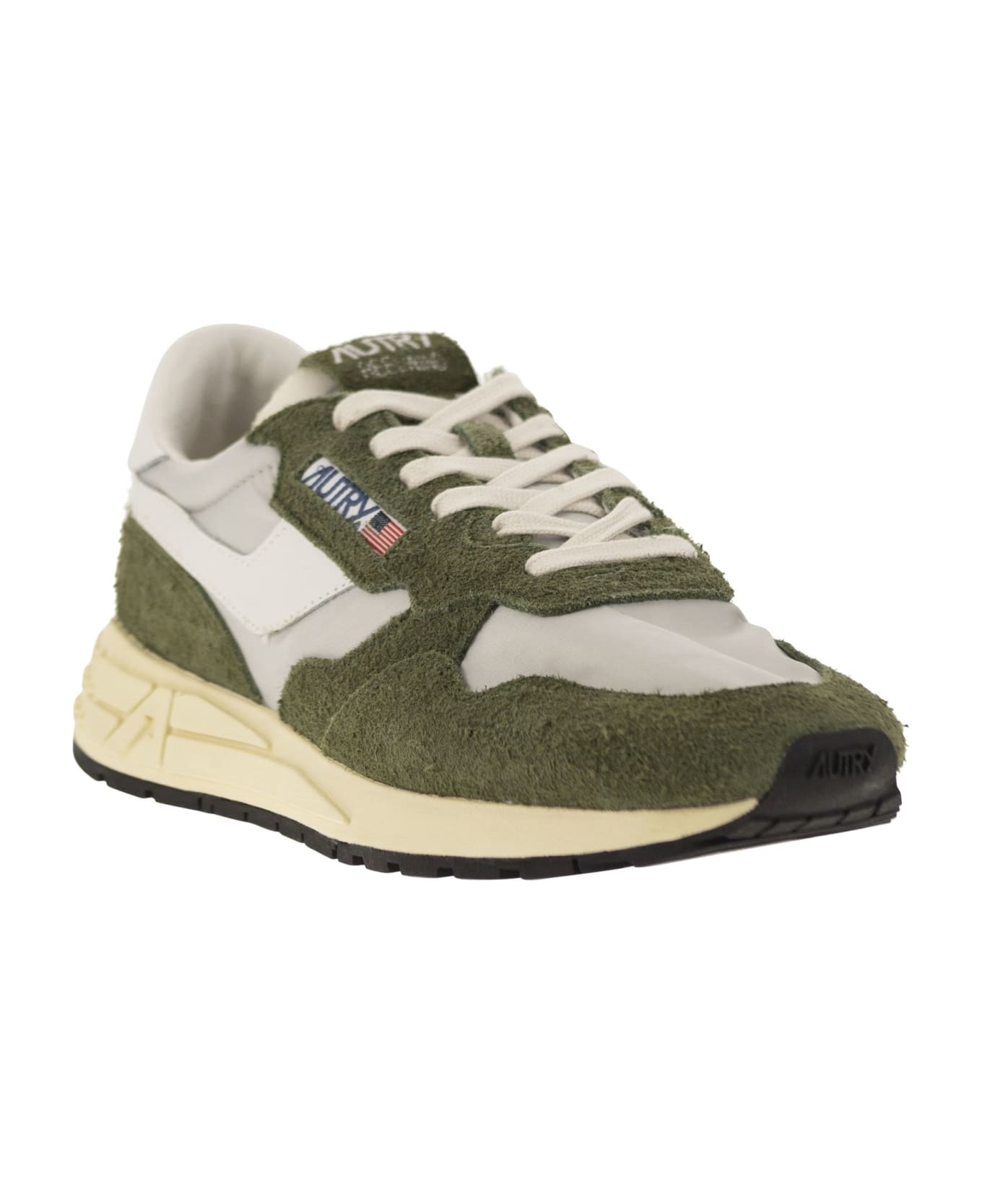 Reelwind - Suede And Technical Textile Trainer - 2