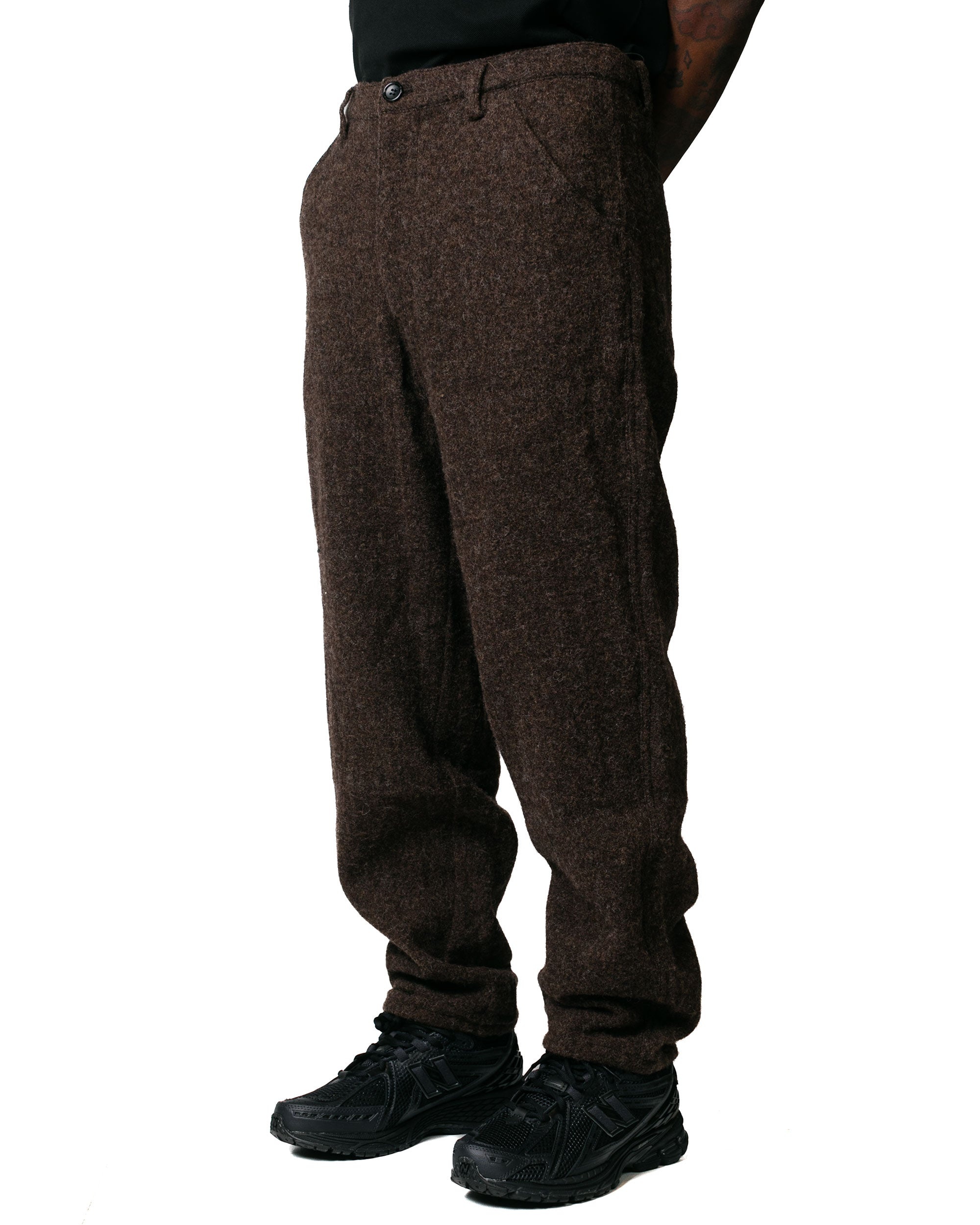 Wool Pants Brown - 2