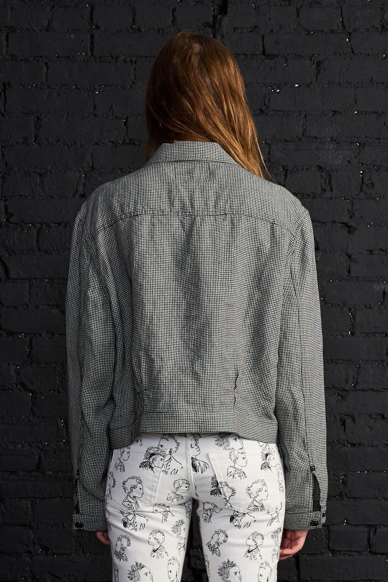 RELAXED PLEATED TRUCKER JACKET 5