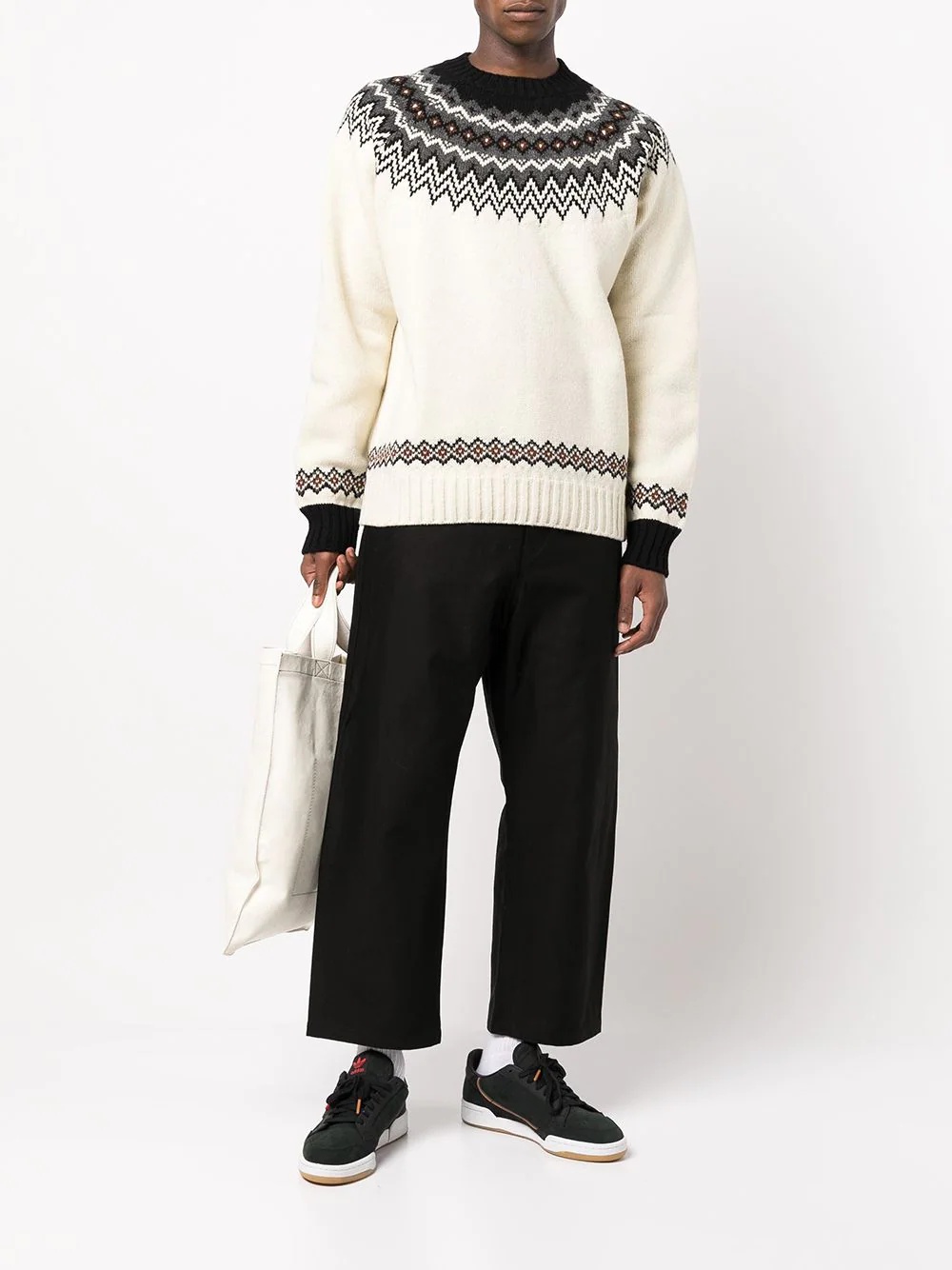 fair isle knit jumper - 2