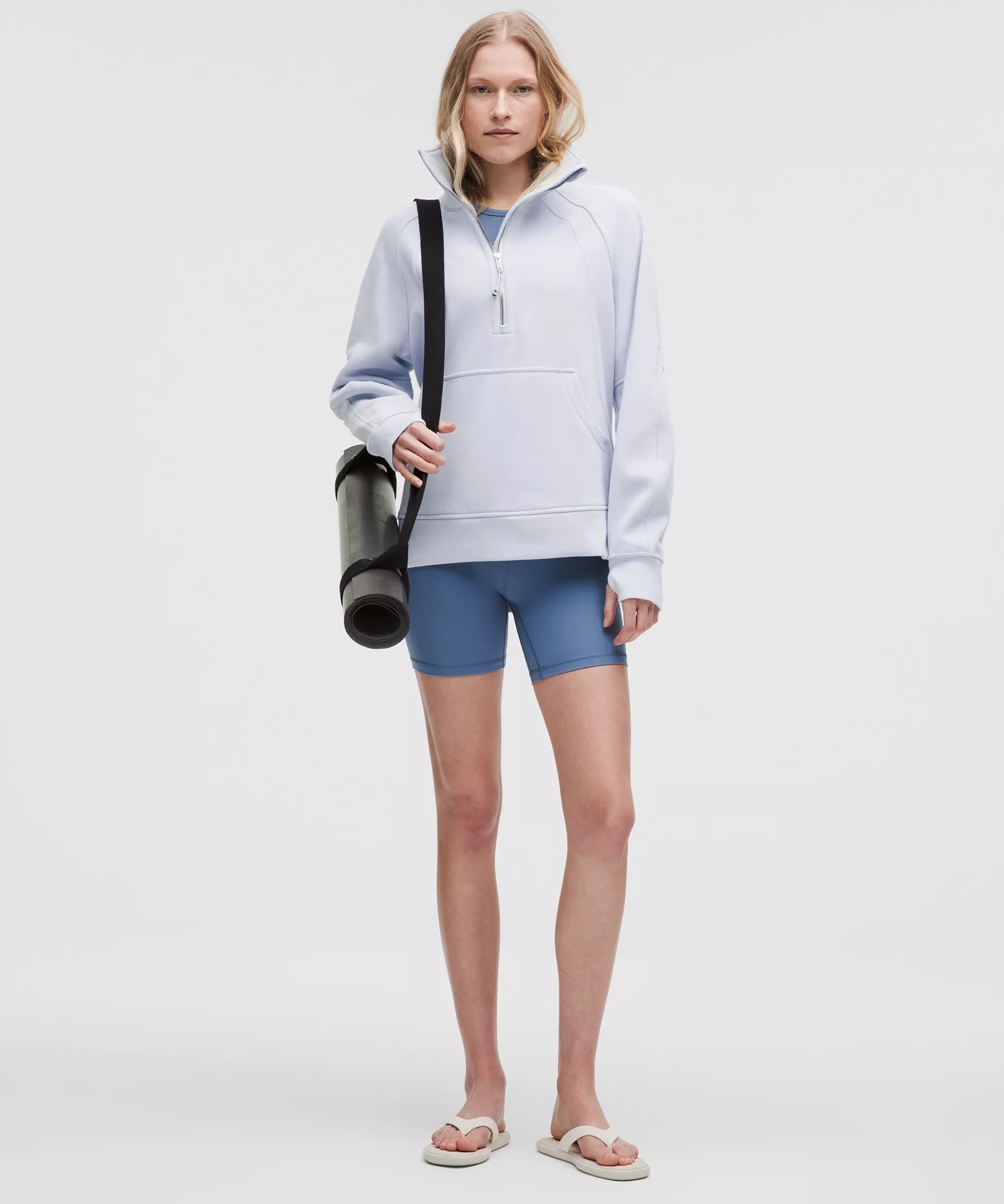 Scuba Oversized Funnel-Neck Half Zip *Long - 2